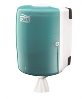 Tork Maxi Centrummatad Dispenser Vit/Turkos W2