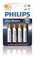 Philips Ultra Alkaline AA LR6 Batterier 4-pack