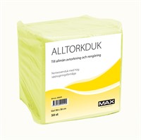 MAX Alltorkduk Gul 50-pack