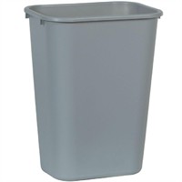 Rubbermaid Rektangulär Papperskorg 39L Grå