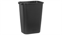 Rubbermaid Rektangulär Papperskorg 39L Svart