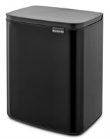 Brabantia Bo Waste Bin 12L Matt Svart
