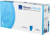Abena Nitril Classic Blå Opudrad L