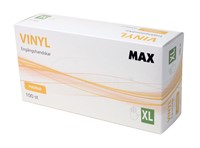 MAX Vinylhandske Pudrad XL