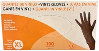 New Mark Vinylhandske Opudrad XL