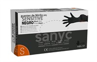 Sanyc Nitrile Sensitive Svart Opudrad S