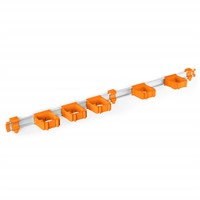 Toolflex ONE Skena 94-5 Orange med 5 hållare