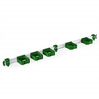Toolflex ONE Skena 94-5 Grön med 5 hållare