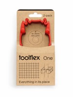 Toolflex ONE Hållare 2-pack Röd inkl Adapter