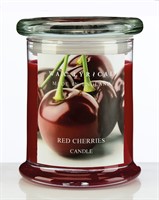 Doftljus Stor med glaslock English Red Cherries