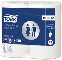 Tork Extra Långt Toalettpapper 2-lag 24rle 61,6m Advanced T4
