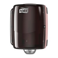 Tork Maxi Centrummatad Dispenser Röd/Svart W2