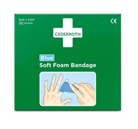 Soft Foam Bandage Blå 6cm x 4,5m Cederroth