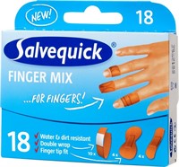 Salvequick Plåster Finger Mix 18st