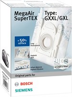 Bosch/Siemens GXXL/GXL Dammsugarpåsar 4-pack