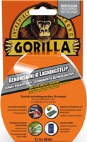 Gorilla Genomskinlig lagningstejp 8,2m x 48mm