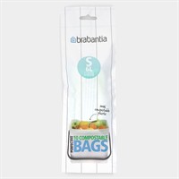 Brabantia Avfallspåse 6L (S) Komposterbar