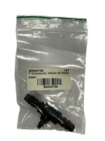 MS JET3 T Connector 10mm ID Water piper