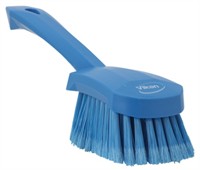 Vikan Handborste med kort skaft 27cm Mjuk/Splittade Blå
