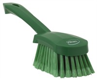 Vikan Handborste med kort skaft 27cm Mjuk/Splittade Grön