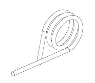 Wirbel Rolly fjäder för borste