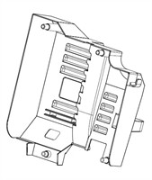Wirbel Rapid 40 GR.CARTER+VETRINO FR.30 RAL5003 BLU